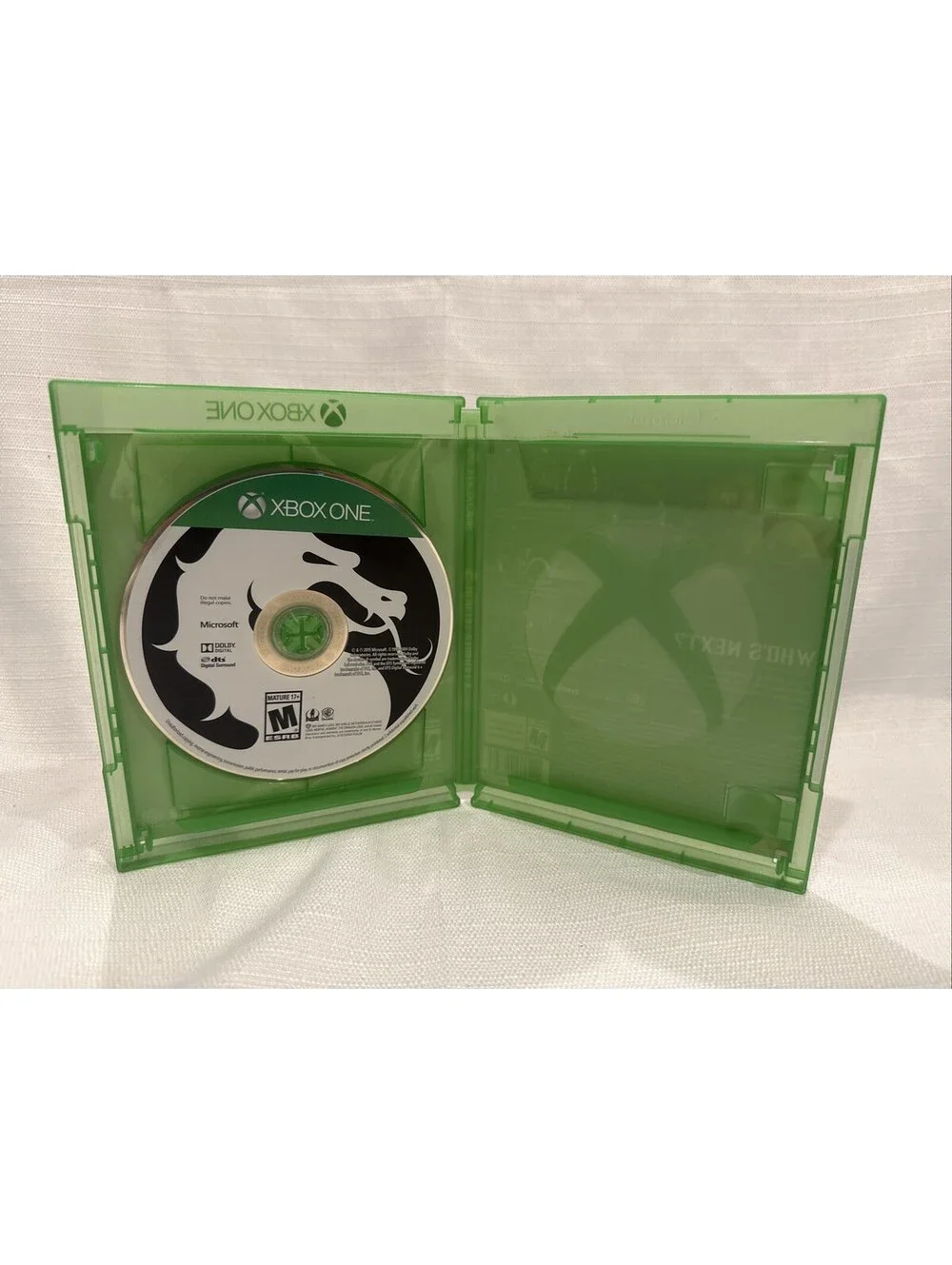 XBOX ONE MORTAL KOMBATX VIDEO GAME(PRE-OWNED)